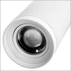 led светильник трековый 1-фазный Jazzway PTR 0728 Zoom белый - настройка угла рассеивания от 15 до 60&deg;