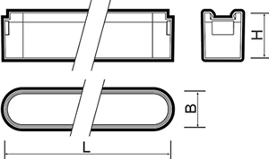 трековый led светильник Jazzway MTR16 10 - размеры