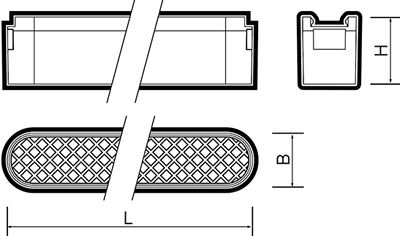 трековый led светильник Jazzway MTR16 14 - размеры