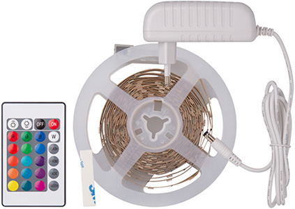 led лента 5м Navigator NLS-SET-04 - комплект с контроллером и адаптером