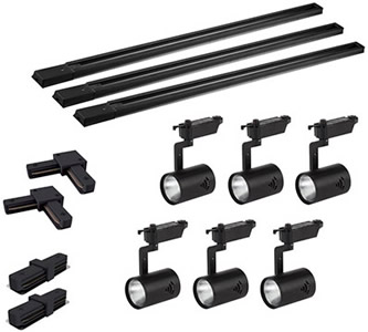 Комплектация комплекта трековых светильников