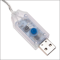 led гирлянда-занавес Neon-Night 315-876 - подключение через разъем USB