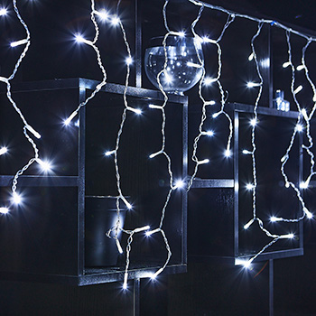 led гирлянда Uniel ULD-B12006-195/TTK White IP44 - пример использования