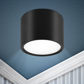 cветильник накладной OL7 GX53 BK "Эра" - пример установки