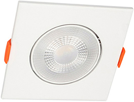 встраиваемый led светильник Jazzway PSP-S 411 1x8W 4000K 40&deg; White IP40 Cardan - внешний вид