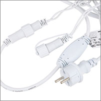 led гирлянда Uniel ULD-B3010-200/SWK White IP67 - возможно соединение в линию до 6 шт.