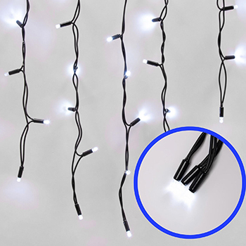 led гирлянда Uniel ULD-B3010-200/TBK White IP67 - изоляция провода из каучука