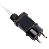 led гирлянда Uniel ULD-B3007-200/TTK Blue-White IP44 - подключение к сети 220 В