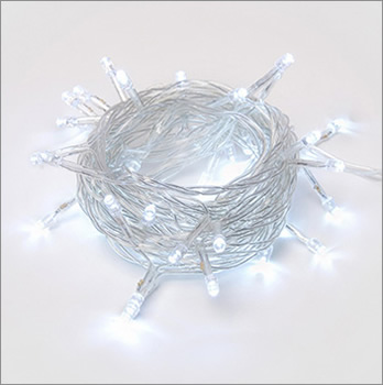 led гирлянда Uniel ULD-S0500-050/DTA White IP20 - включенная