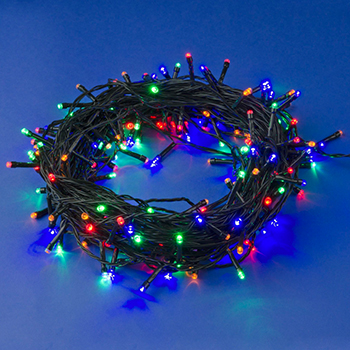 led гирлянда Uniel ULD-S2000-200/DGA Multi IP20 - включенная