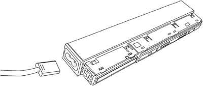 драйвер потайной TRM20-DRH200 "Эра" - подключение кабеля питания