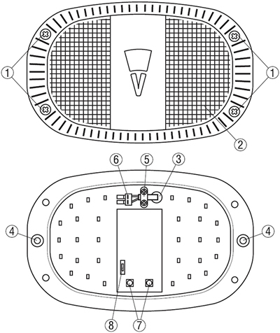 настенно-потолочный led светильник Navigator DPB-02-12-4K-IP40-01-LED "Антей" - подготовка светильника к работе