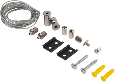 подвес тросовый TRM-S20-SW "Эра" для накладного магнитного шинопровода Nova - комплектация набора