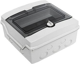 бокс пластиковый навесной EKF ux65-8-n Unix65 - внешний вид