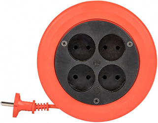 удлинитель-рулетка 4-местный 10 м EKF UBR-6-257-4-10 PROxima - внешний вид