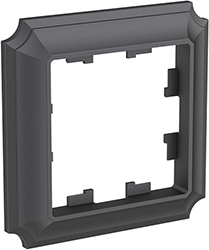 рамка 1-постовая Systeme Electric AtlasDesign Antique базальт - внешний вид