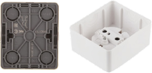 электроустановочные изделия "Эра" серии "Эксперт" - удобный подвод кабеля