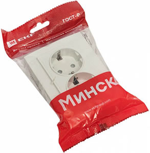 розетка EKF ERR16-128-100 "Минск" - упаковка