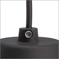 патрон подвесной E27 силиконовый Rexant 11-8890 со шнуром 1 м - конструкция и материалы