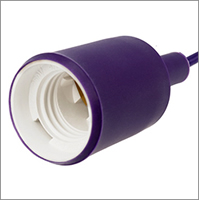 патрон подвесной E27 силиконовый Rexant 11-8887 со шнуром 1 м - конструкция и материалы