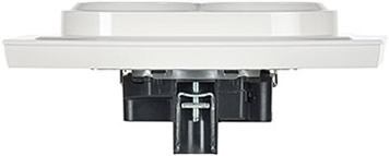 розетка 2-местная IEK РС12-3-БрБ Brite - вид сбоку