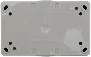 розетка 2-местная горизонтальная Kranz KR-78-0614 Industrial - вид с тыльной стороны