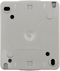 розетка 1-местная вертикальная Kranz KR-78-0612 Industrial - вид с тыльной стороны