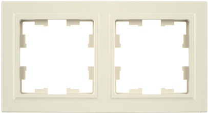 рамка 2-постовая IEK РУ-2-БрКр Brite - внешний вид