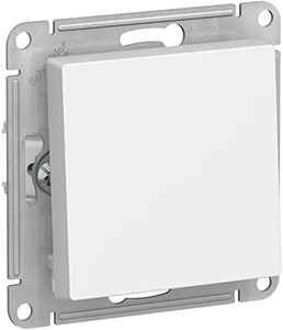 выключатель 1-клавишный Systeme Electric AtlasDesign, лотос - внешний вид