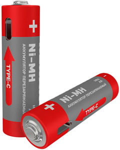 аккумуляторные батареи AA Rexant 30-2032 - внешний вид