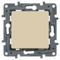 Этика кремовый переключатель 1кл скрытая 10А IP20 