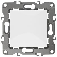 ЭРА12 переключатель скрытая белый 1кл 10А IP20 