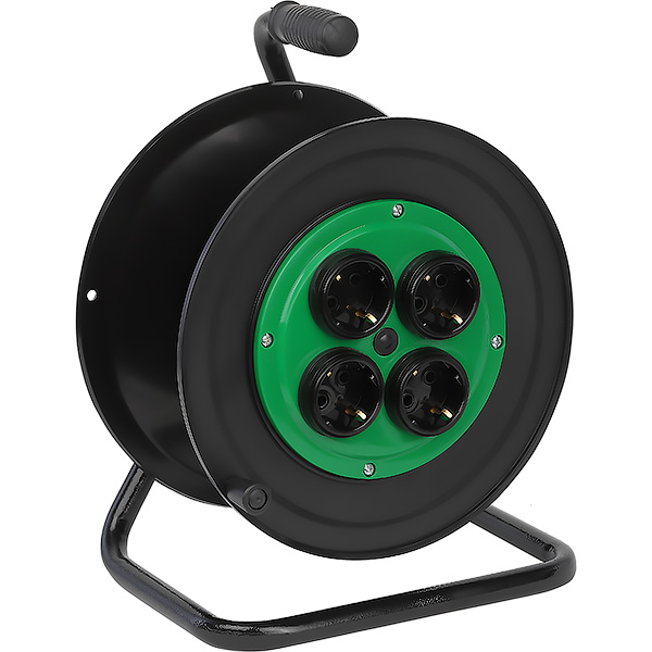 Катушка пластиковая 4-мест с заземлением