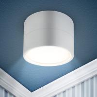 Светильник даунлайт 1*12Вт GX53 цилиндр белый накладной ЭРА