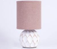 Светильник настольный 1*40Вт Е14 кремовый Estares патина