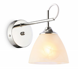 Светильник настенный (бра) 1*40Вт Е27 хром/белый Ambrella