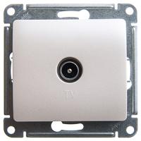 Глосса перламутр розетка TV оконечная скрытая 1-ая  
