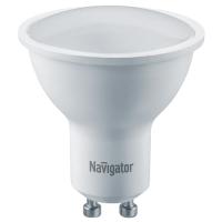 Лампа свд 220В GU10 7Вт 4000К 560лм PAR16 матовая диммер Navigator 