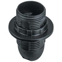 Патрон подвесной E14 пластик с кольцом черный Navigator 