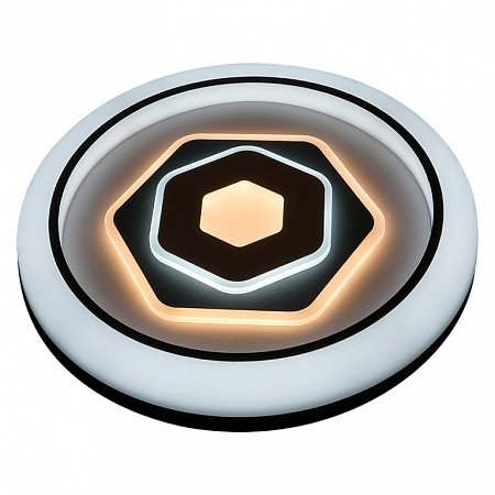 Светильник потолочный (люстра) свд 130Вт 3000К-4000К-6000К 5030лм белый пульт диммер Lumino 01