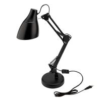 Светильник настольный 60Вт E27 антрацит подставка Rexant