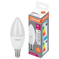 Лампа свеча свд Е14 12Вт 4000К 800лм P75 матовая Osram LED Value