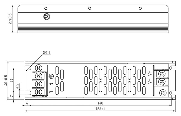 Блок питания 24В 100Вт IP20 Arlight 