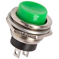 Выключатель-кнопка RWD-306 OFF-(ON) 2А 250В зеленый 