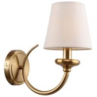 Светильник настенный (бра) 1*40Вт E14 латунь Rivoli классика