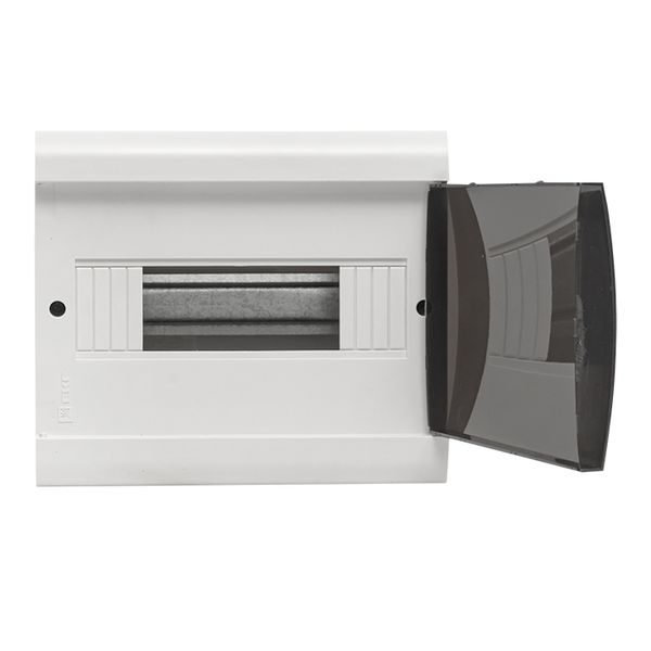 Бокс 10мод навесной белый чёрная дверь IP41 ЩРН-П EKF Basic