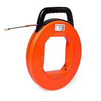 Зонд для протяжки кабеля 30м сталь КВТ в кассете