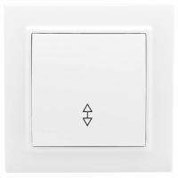 Минск белый переключатель 1кл скрытая 10А IP20 