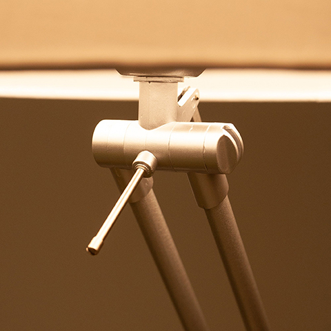 Торшер 1*60Вт E27 серебро UML-T500