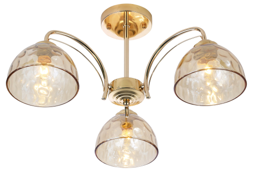 Светильник потолочный (люстра) 3*40Вт E27 белый/патина 